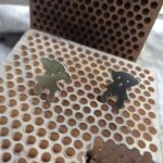 náušnice medvídci ze zlata